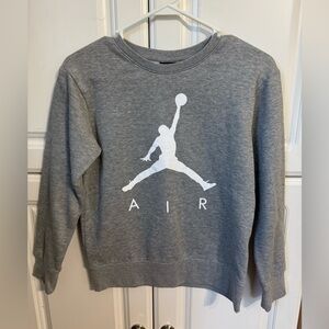 Jordan Gray Crewneck Sweater